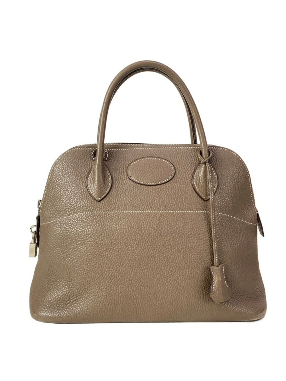 Hermes Handbag Bolide 31 Etoupe Silver